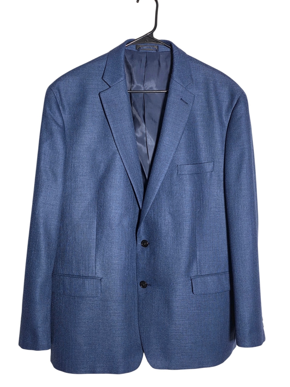 Lauren Ralph Lauren Blue Linen Blend Sport Coat Blazer 50R Big & Tall